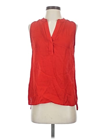 Jigsaw Sleeveless Silk Top (view 1)