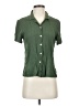 Requirements 100% Rayon Green Short Sleeve Blouse Size S - photo 1