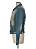 Elle 100% Cotton Teal Blue Denim Jacket Size L - photo 5