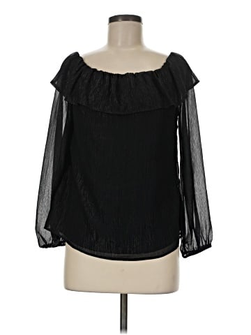 White House Black Market 3/4 Sleeve Blouse (view 1)