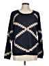 Assorted Brands Chevron-herringbone Blue Pullover Sweater Size M - photo 1