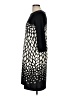 Chico's Graphic Black Casual Dress Size Med (1) - photo 5