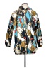 Chaus 100% Cotton Print Blue Raincoat Size S - photo 1