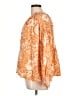 Vanessa Bruno Orange 3/4 Sleeve Blouse Size Lg (3) - photo 5