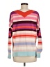 CAbi Stripes Pink Pullover Sweater Size M - photo 2