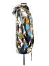 Chaus 100% Cotton Print Blue Raincoat Size S - photo 4