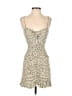 Zara Animal Print Tan Cocktail Dress Size S - photo 1
