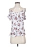 Ultra Flirt White Short Sleeve Blouse Size XS - photo 1