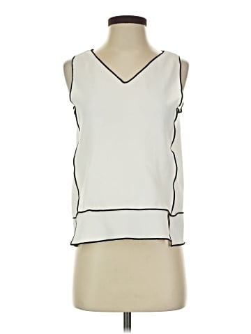 Zara Basic Sleeveless T-Shirt (view 1)