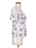 Ultra Flirt White Short Sleeve Blouse Size XS - photo 4
