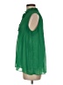 Max Studio 100% Polyester Green Sleeveless Blouse Size M - photo 5