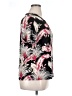 Jaclyn Smith Tropical Black Short Sleeve Blouse Size XL - photo 4