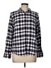 Northern Reflections Plaid Gray Long Sleeve Button-Down Shirt Size L - photo 1
