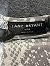 Lane Bryant 100% Polyester Animal Print Silver Long Sleeve Blouse Size 22 - 24 Plus - photo 7