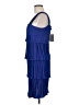 DKNY 100% Polyester Blue Cocktail Dress Size 6 - photo 5