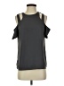 Cooper & Ella 100% Polyester Gray Sleeveless T-Shirt Size S - photo 1