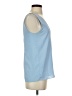 Cooper & Ella 100% Polyester Blue Sleeveless T-Shirt Size XS (0) - photo 4