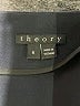 Theory Solid Black Formal Skirt Size 6 - photo 4