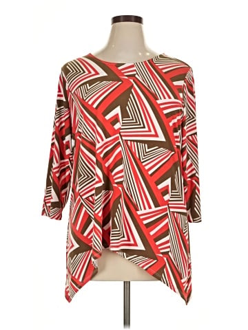 Easywear by Chico's 3/4 Sleeve Blouse (view 1)
