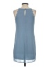 I.N. San Francisco 100% Polyester Solid Blue Casual Dress Size S - photo 2