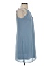I.N. San Francisco 100% Polyester Solid Blue Casual Dress Size S - photo 4