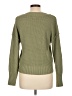 Jessica Simpson Solid Green Pullover Sweater Size L - photo 2