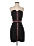 Bebe Graphic Black Cocktail Dress Size 4 - photo 1
