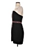 Bebe Graphic Black Cocktail Dress Size 4 - photo 5