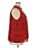 Daniel Rainn 100% Polyester Red Sleeveless Blouse Size 2X - photo 4