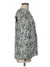 Reiss 100% Viscose Tweed Blue Long Sleeve Blouse Size 10 - photo 4