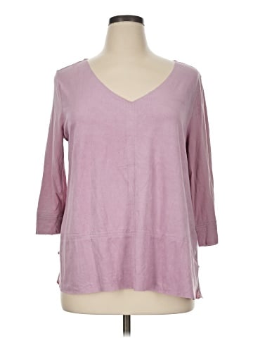 Soft Surroundings 3/4 Sleeve Top (view 1)