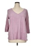 Soft Surroundings Purple 3/4 Sleeve Top Size XL - photo 1