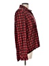Eye Candy Plaid Red Long Sleeve Blouse Size L - photo 4