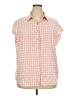 Prettygarden Checkered-gingham Pink Orange Sleeveless Blouse Size XXL - photo 1