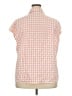 Prettygarden Checkered-gingham Pink Orange Sleeveless Blouse Size XXL - photo 2