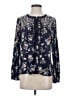 One September 100% Rayon Blue Long Sleeve Henley Size S - photo 1