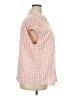 Prettygarden Checkered-gingham Pink Orange Sleeveless Blouse Size XXL - photo 4