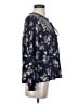 One September 100% Rayon Blue Long Sleeve Henley Size S - photo 4