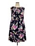 Wisp Floral Black Casual Dress Size 18 - photo 1