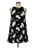 Forever 21 Floral Black Casual Dress Size M - photo 1