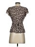 Nanette Lepore Brown Short Sleeve Top Size 2 - photo 2