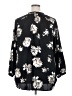 Lucky Brand 100% Polyester Black 3/4 Sleeve Blouse Size 2X - photo 2