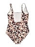 Next Animal Print Ivory One Piece Swimsuit Size UK 10 - photo 2