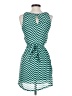 Tulle 100% Polyester Chevron-herringbone Teal Casual Dress Size XS - photo 2