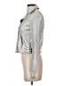 Joie 100% Leather Silver Leather Jacket Size XS - photo 5