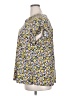 Dear Scarlett Floral Yellow Short Sleeve Blouse Size 2X - photo 5