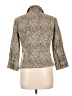 Talbots Animal Print Tan 3/4 Sleeve Button-Down Shirt Size 12 - photo 2