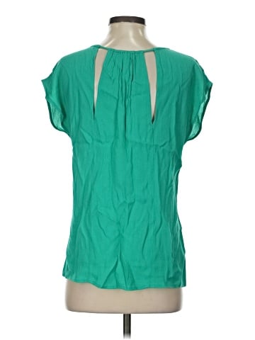 Skies Are Blue Short Sleeve Blouse (view 2)