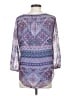 St. John's Bay 100% Polyester Purple 3/4 Sleeve Blouse Size S - photo 2