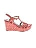 Clarks Red Wedges Size 8 1/2 - photo 1